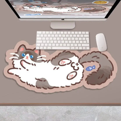 Cat Shaped Mouse Pads