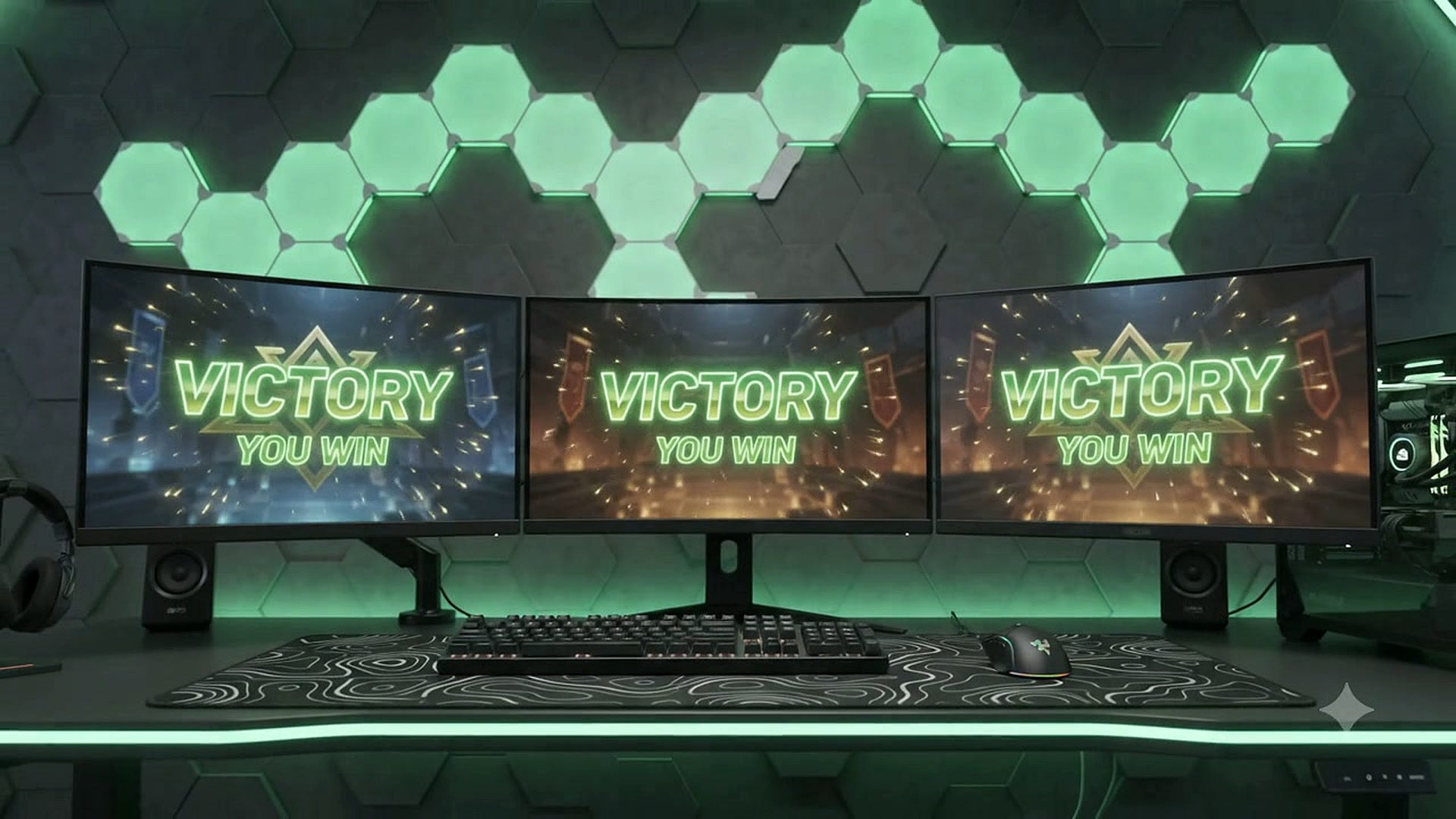 AstroMats gaming setup